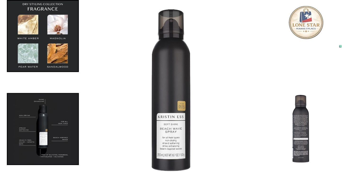 Beach Wave Spray for Effortless Soft Waves - Non-Drying Formula, 6.7 oz