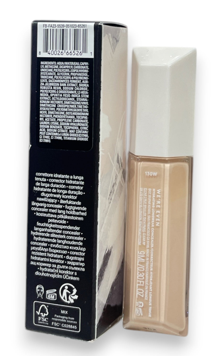 Hydrating Longwear Concealer - Multiple Shades for Flawless Face Makeup