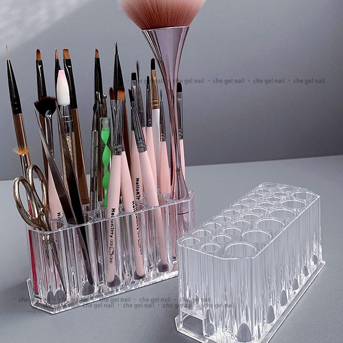 Clear Acrylic Lipstick & Makeup Organizer 26 Slots Storage Case
