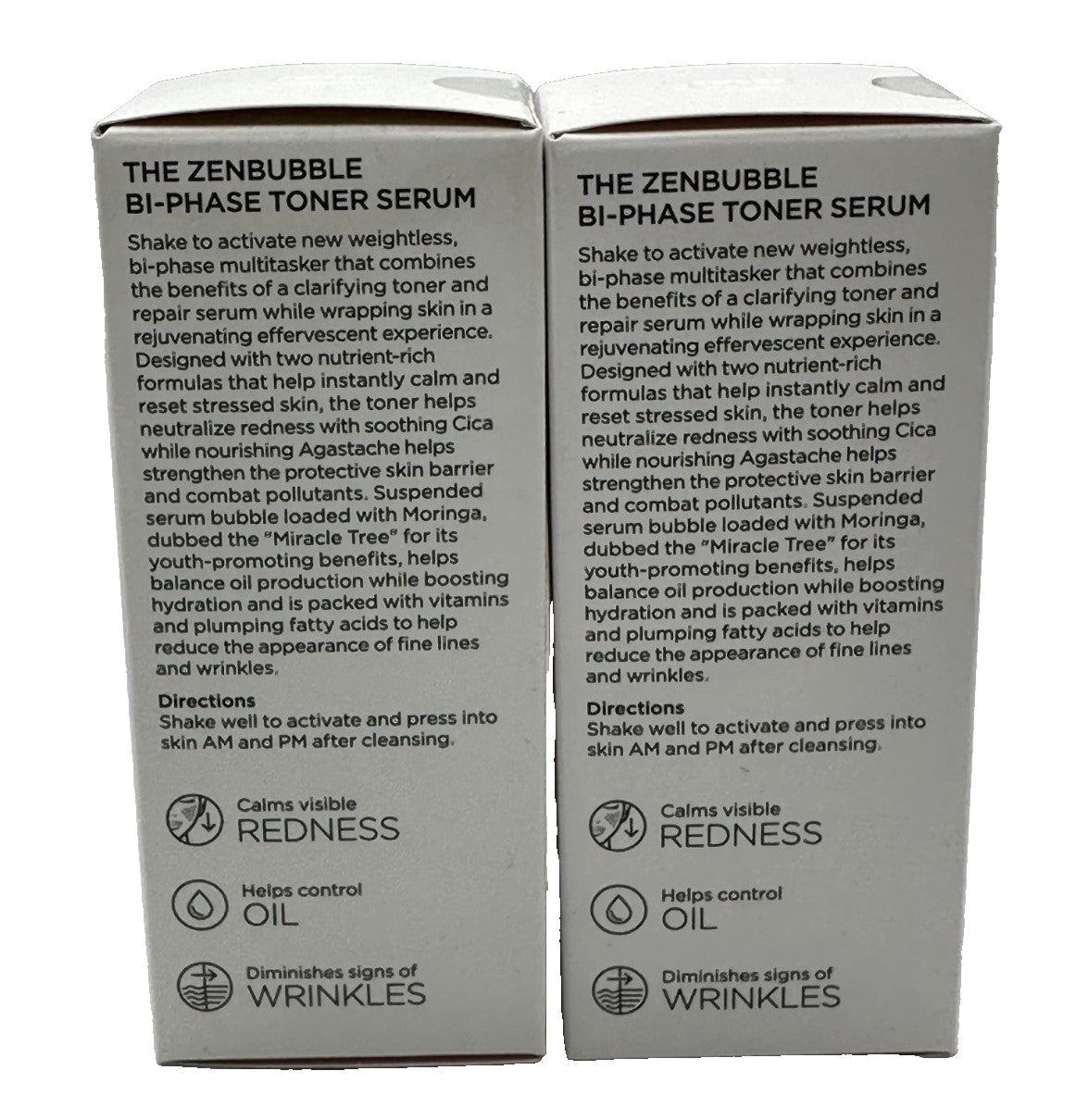 BeautyBio The Zenbubble Bi-Phase Toner Serum - 1.7 oz / 50 ml, Set of 2