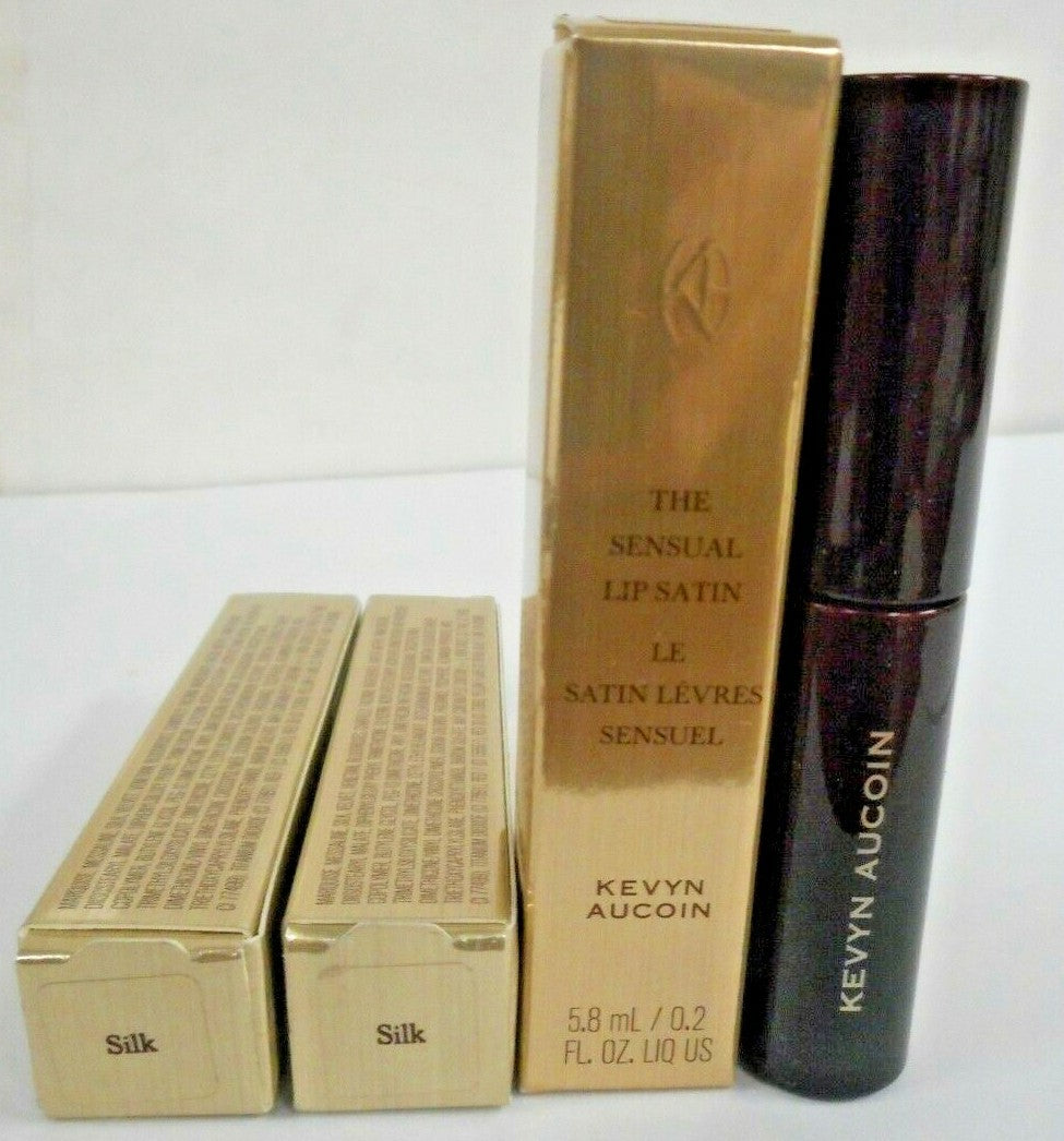 Lip Satin Set - Kevyn Aucoin The Sensual Lip Satin 0.2oz x3 Shades