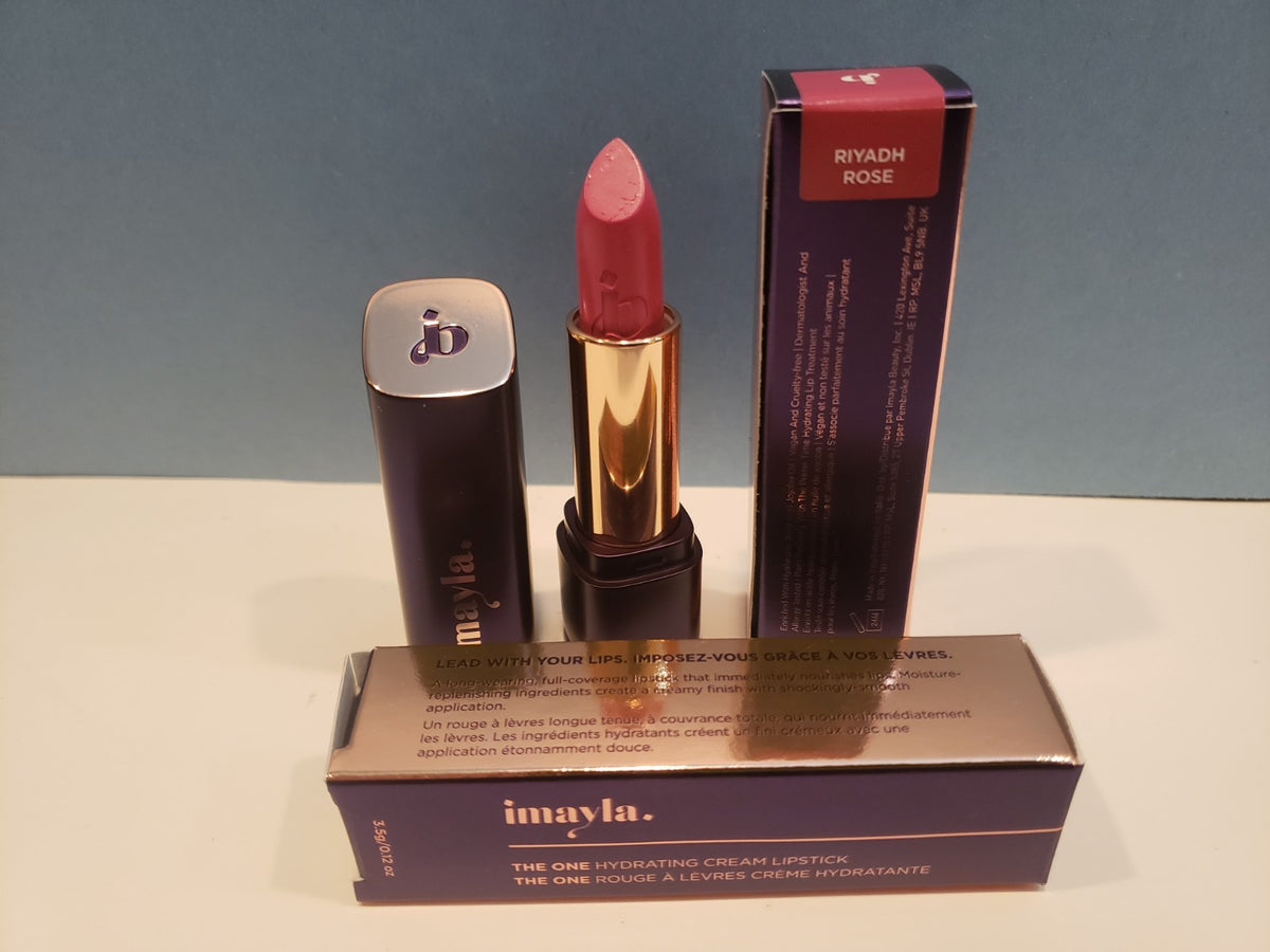 Hydrating Cream Lipstick Riyadh Rose - Full Coverage, Creamy Finish, 0.12 Oz