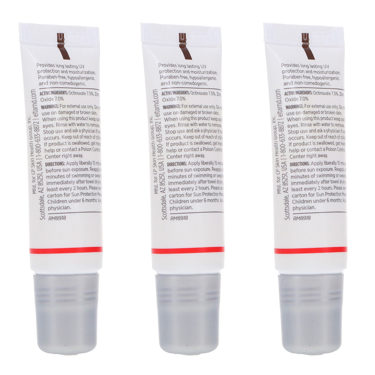Lip Balm Set SPF 36 Broad Spectrum 0.28 oz 3 Pack - Hydrating & Protecting