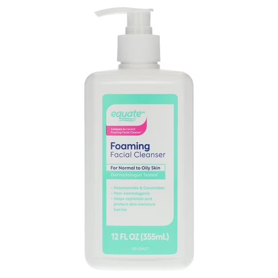 Foaming Facial Cleanser for Normal to Oily Skin - 12 oz