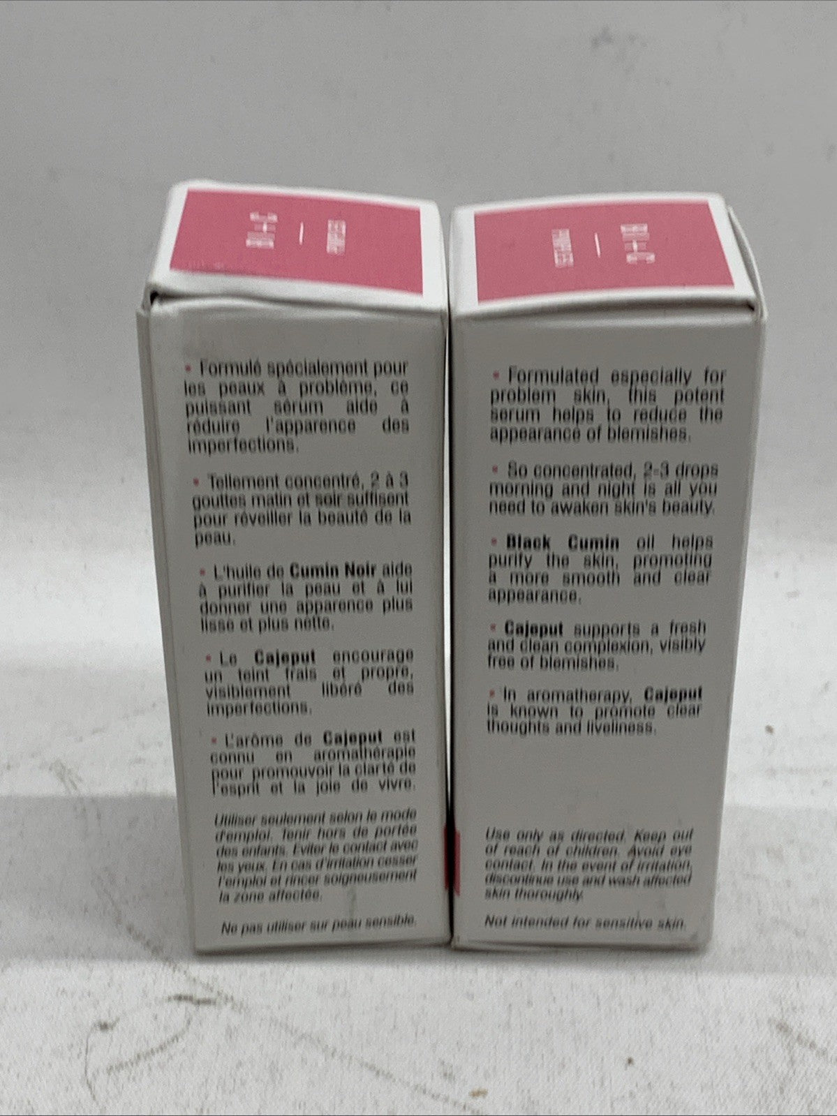 Face Serum & Acne Mask Set - Pore Cleanser & Facial Oil, 0.17 fl oz, Pack of 2
