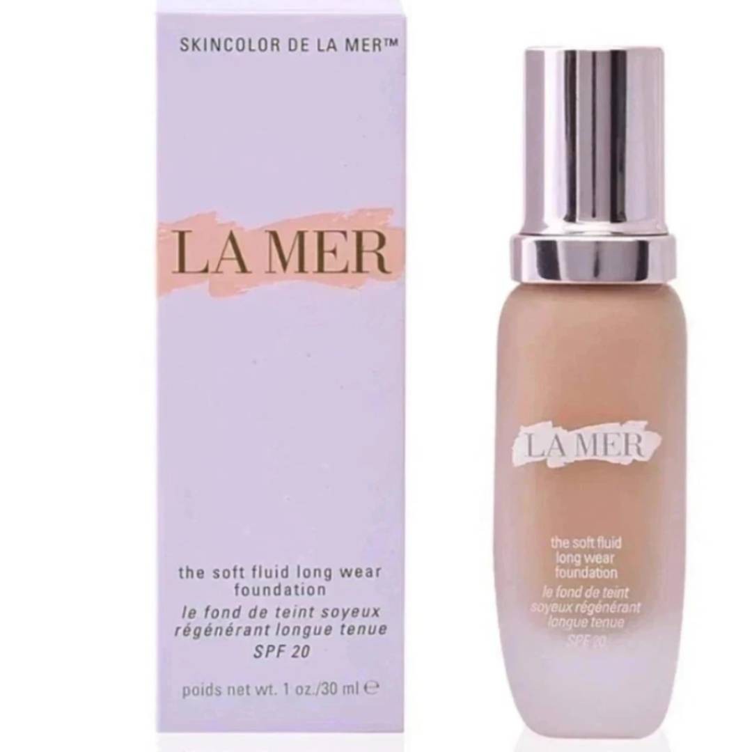 La Mer The Soft Fluid Long Wear Foundation SPF 20 Ivory 01 NiB 1 oz / 30 ml