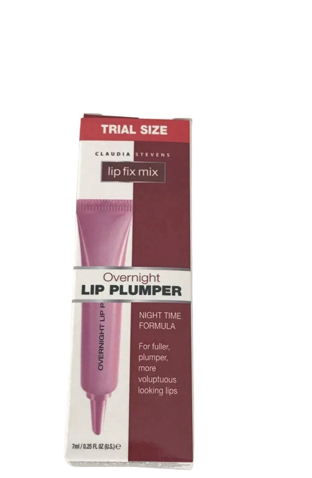Overnight Lip Plumper Nighttime Lip Care Serum - 0.25 Fl Oz