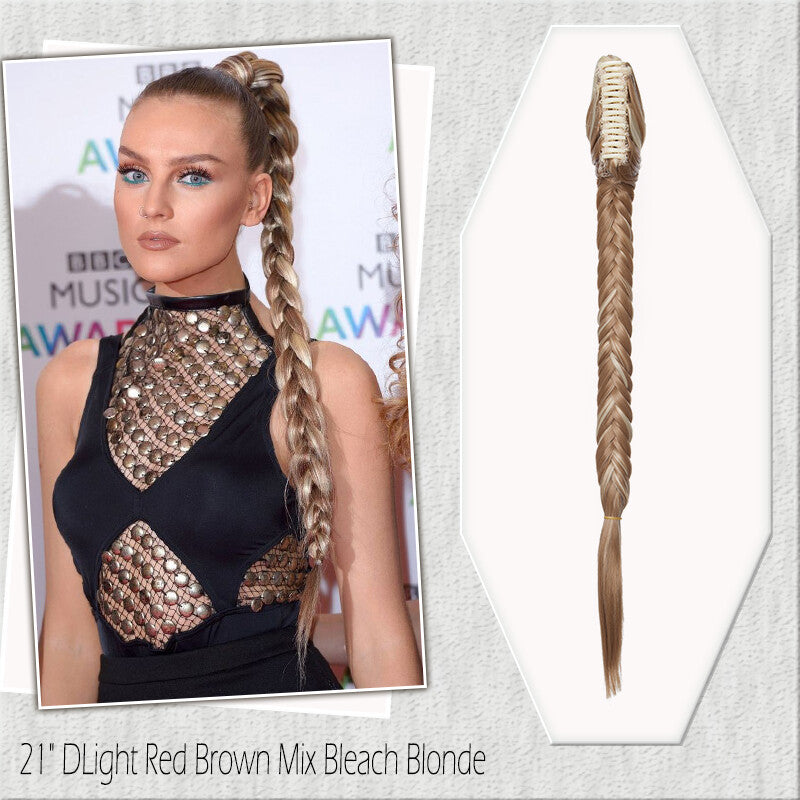 Fake Ponytail Clip-In Hair Extension Thick Natural Look 14 Inches