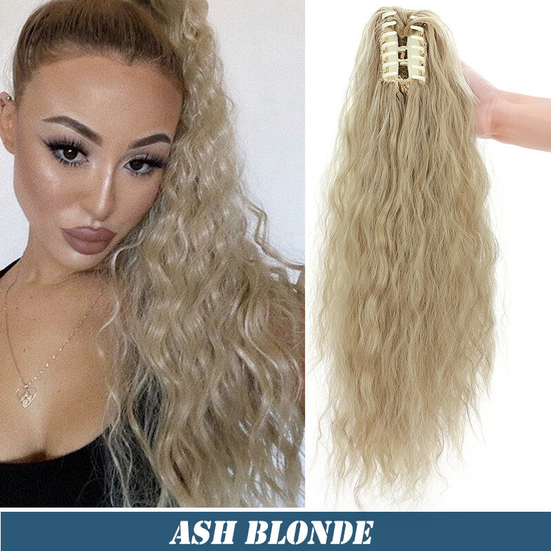 Kinky Curly Ponytail Clip-In Hair Extension - High Puff Natural Look