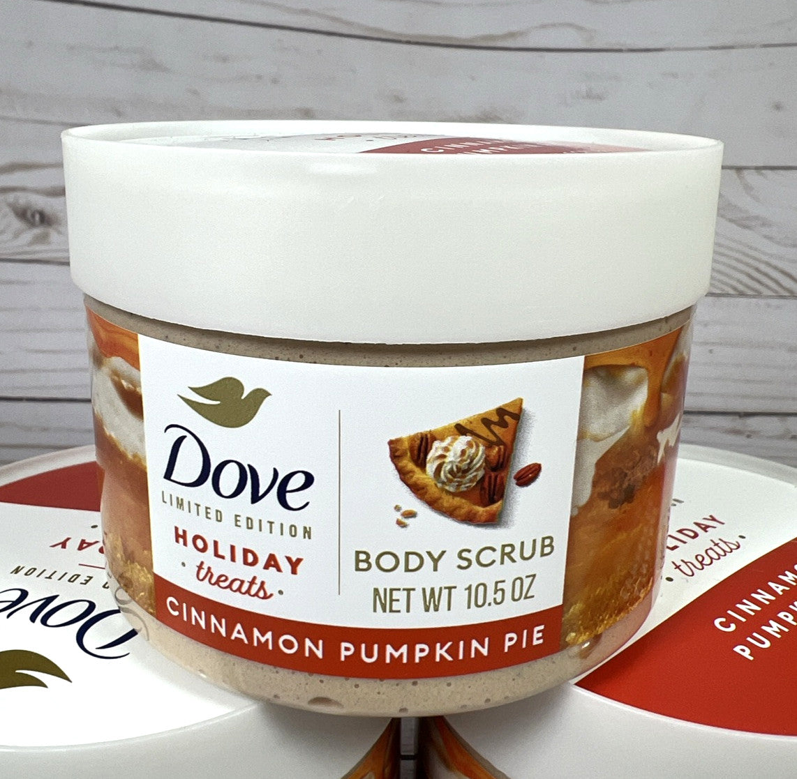 Dove Limited Edition Holiday Treats CINNAMON PUMPKIN PIE Body Scrub