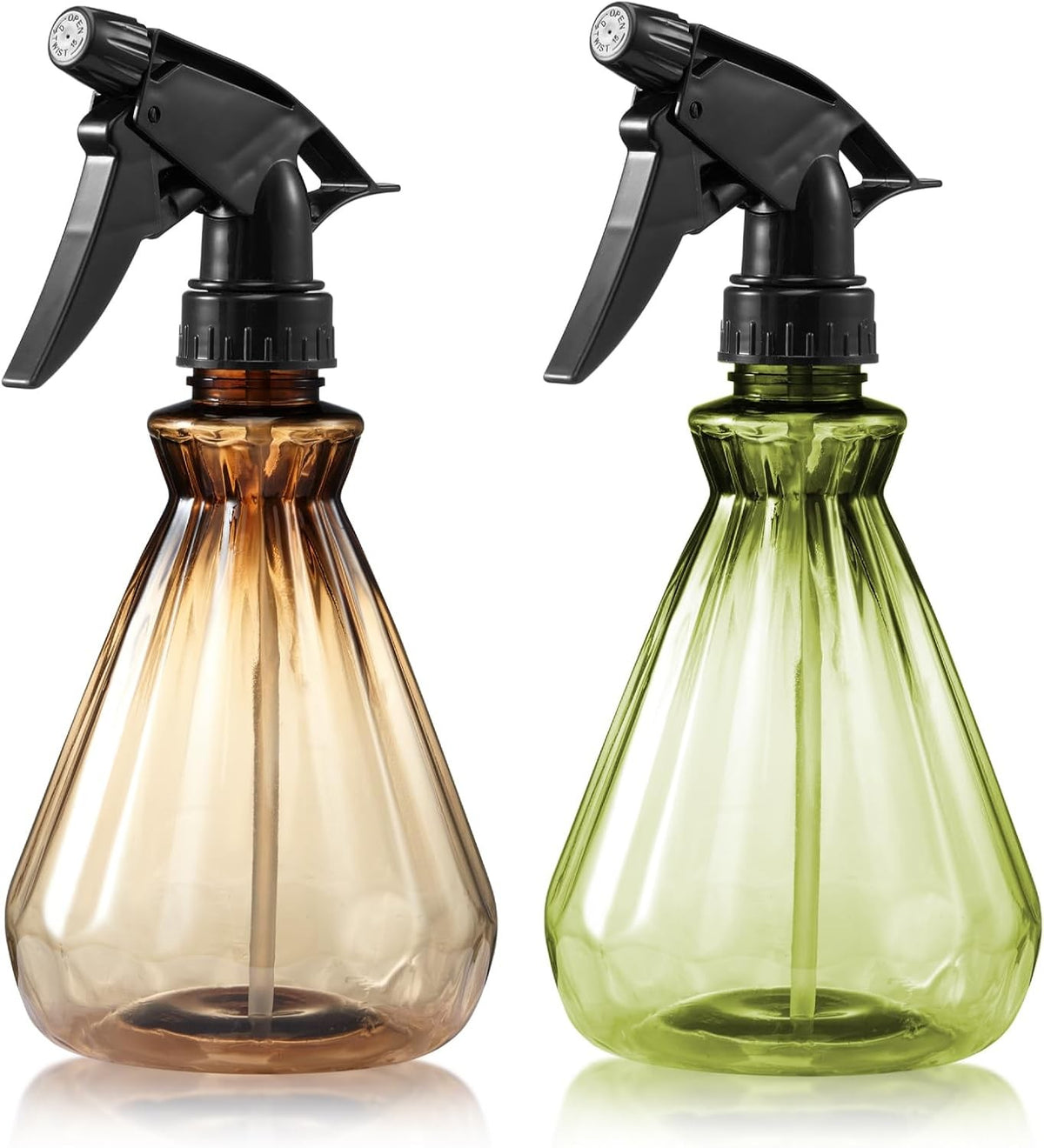 17 oz Spray Bottles Set of 2 Leak-Proof Adjustable Nozzles Multi-Purpose