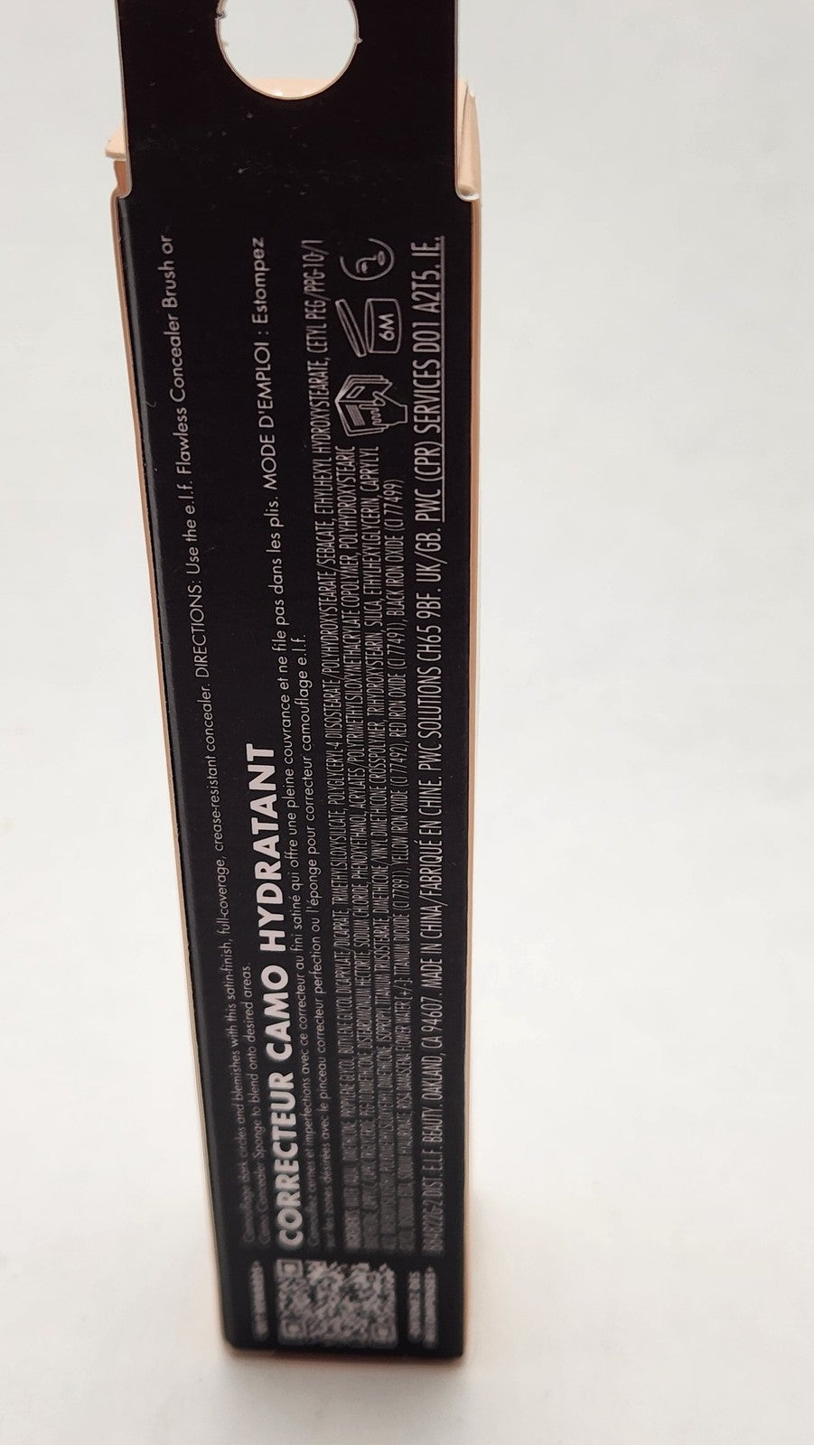Hydrating Camo Concealer in Fair Beige — Full Coverage, Satin Finish
