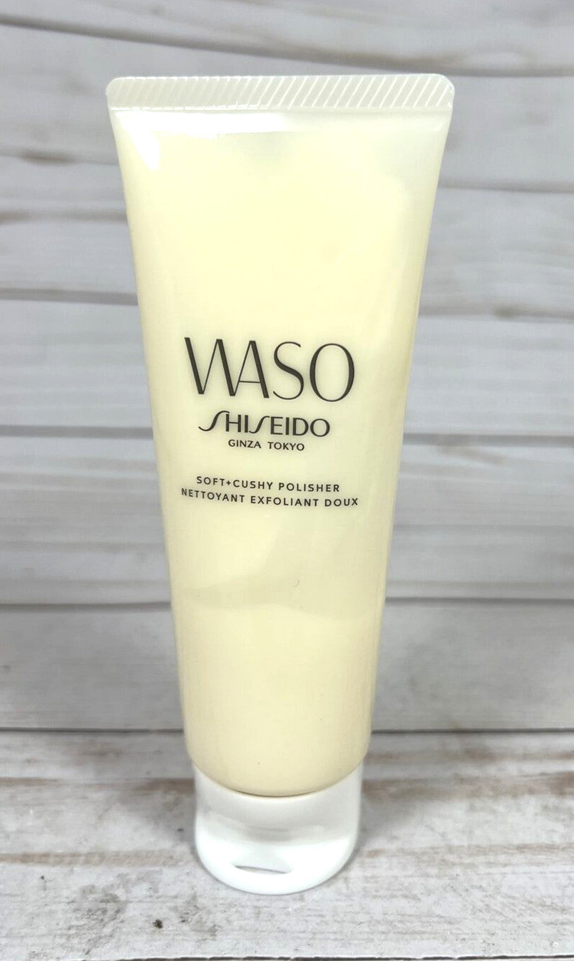 WASO Shiseido Soft Cushy Polisher Skin Refining Exfoliator 2.7oz