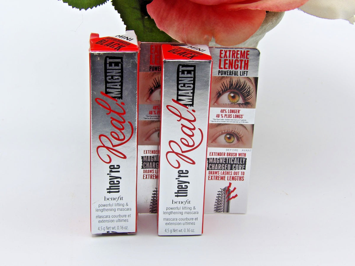 Benefit They're Real Magnet Mini Lengthening Mascara Black - 2 Pack