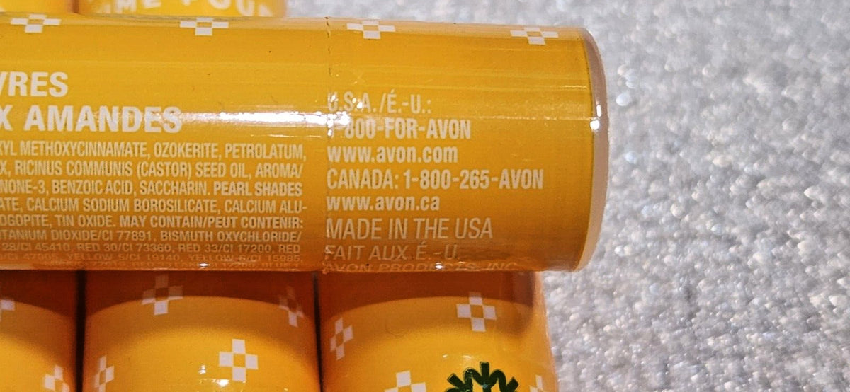 Almond Biscotti Lip Balm Set - 10 Pack, 0.15 oz Each, Moisturizing
