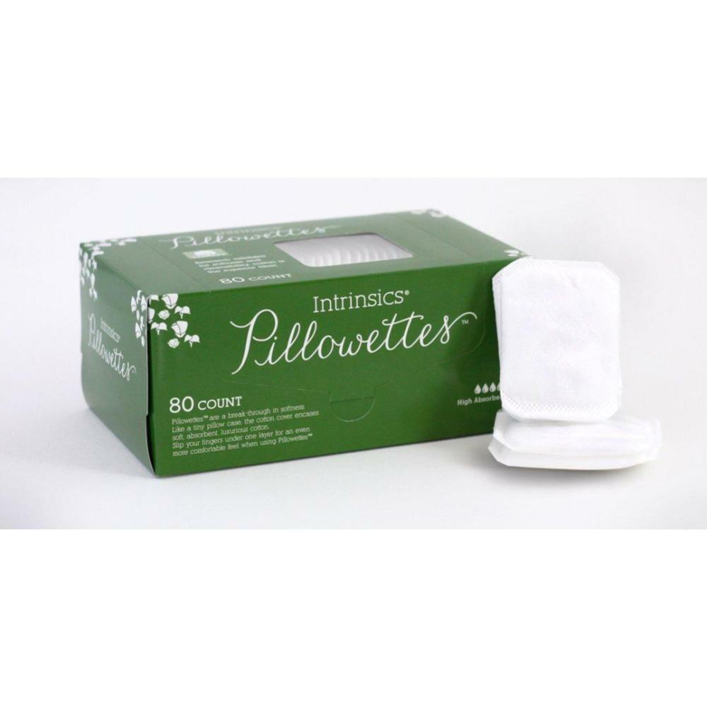 Pillowettes - 80 Cotton Makeup Remover & Skin Care Pads for Sensitive Skin