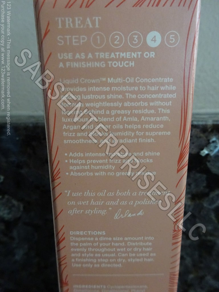 Multi-Oil Concentrate for Hair & Skin Hydration - 6 Pack 2 Fl oz