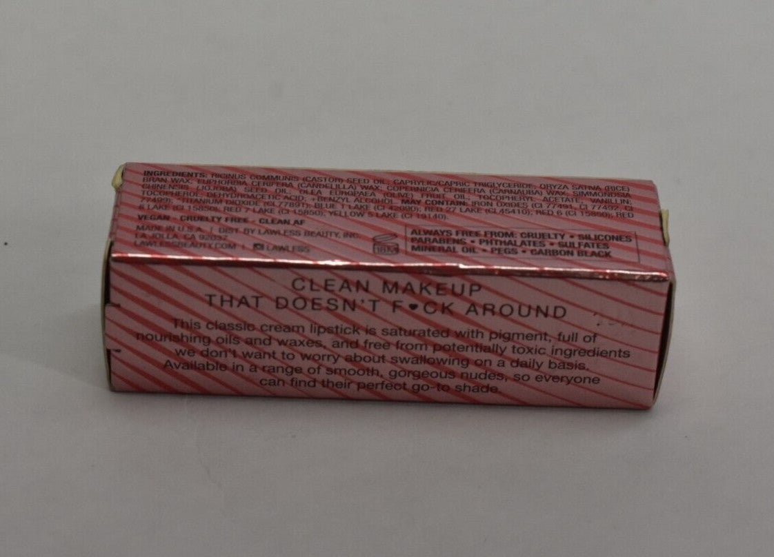 Vegan Satin Luxe Classic Lipstick - Light Pink, Full Size 4.2g