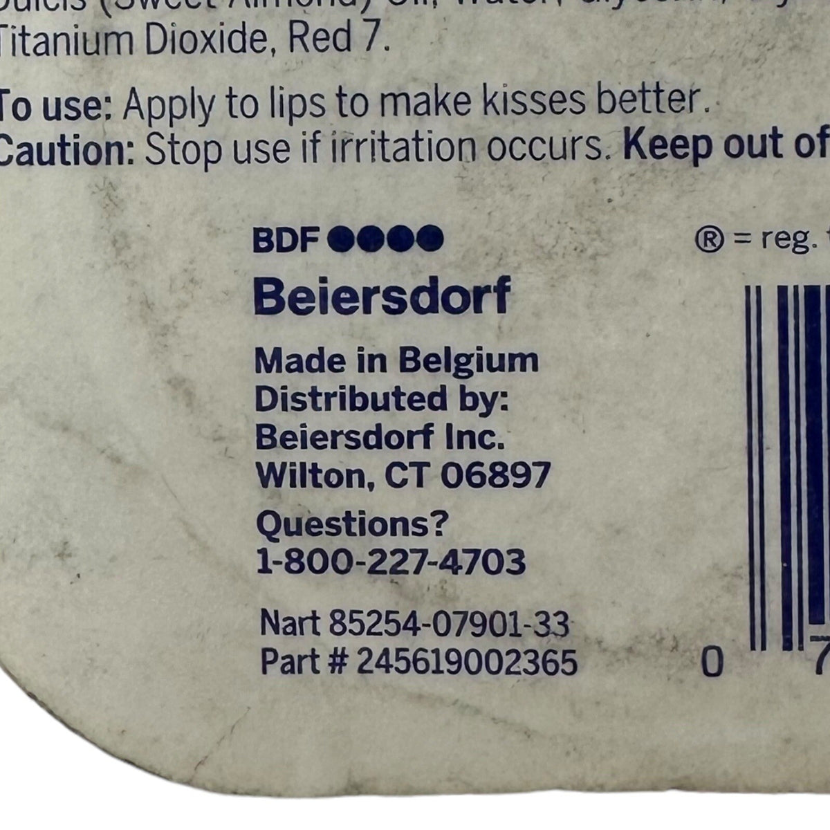 NIVEA Lip Butter Raspberry Rose Kiss 0.59 oz Tin with Shea & Almond Oil