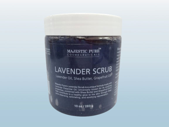 MAJESTIC PURE LAVENDER SCRUB 10 OZ LOT OF 2