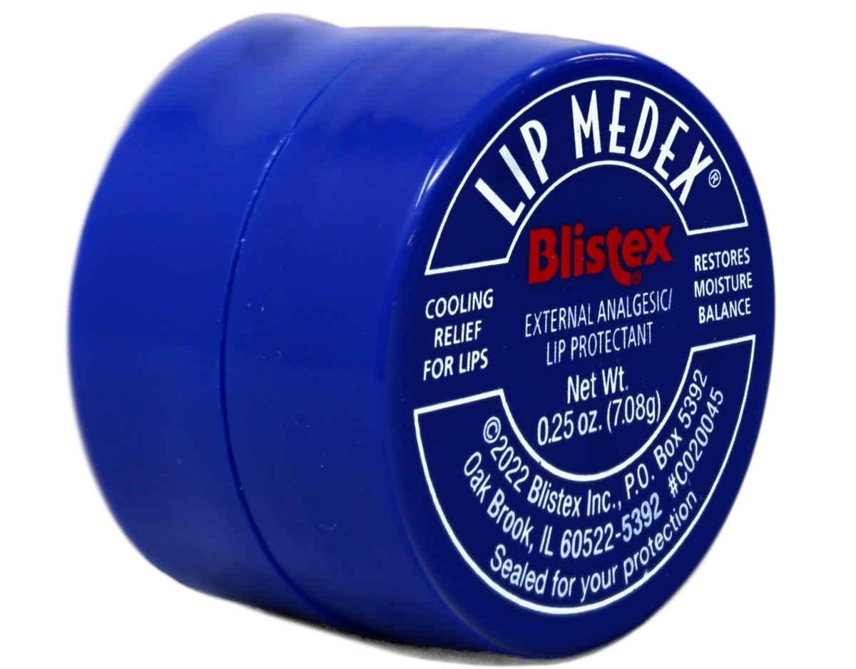 Cooling Lip Balm Set - Medicated Lip Protectant with Menthol & Camphor, 3 Pack