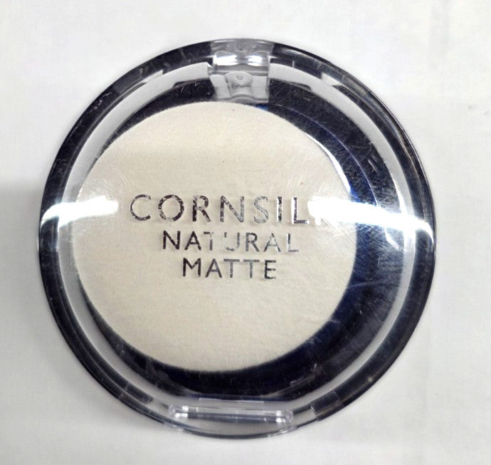 Natural Matte Face Powder - Cornsilk Pressed Powder for Makeup