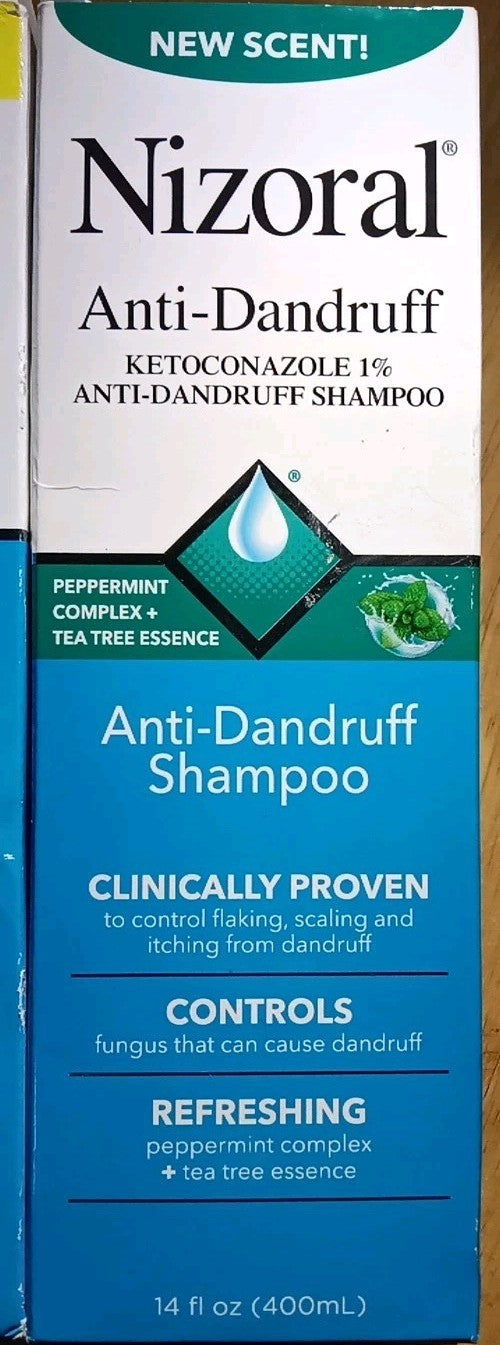 Nizoral Anti-Dandruff Shampoo 1% Mint Complex, 14oz
