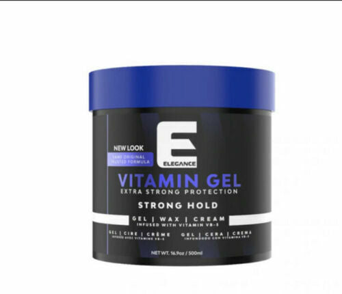 Super Strong Hold Styling Gel 16.9oz - Long-Lasting Shine & Volume