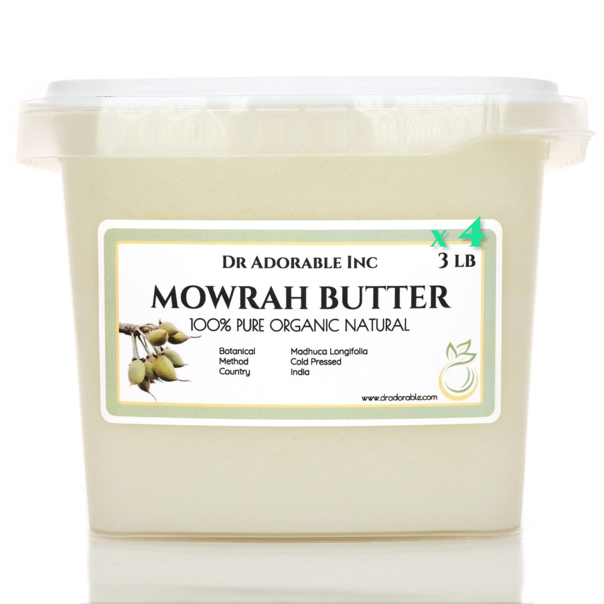 Organic Mowrah Butter Cold Pressed Pure