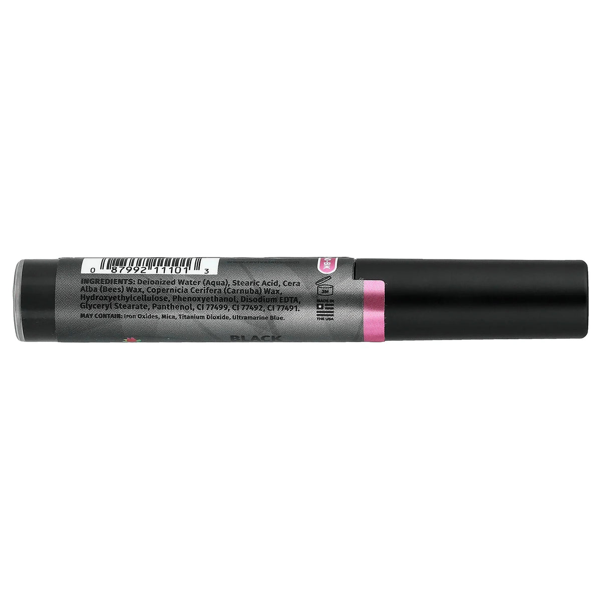 Hypoallergenic Black Mascara - Volumizing, Smudge-Proof, 0.25 oz