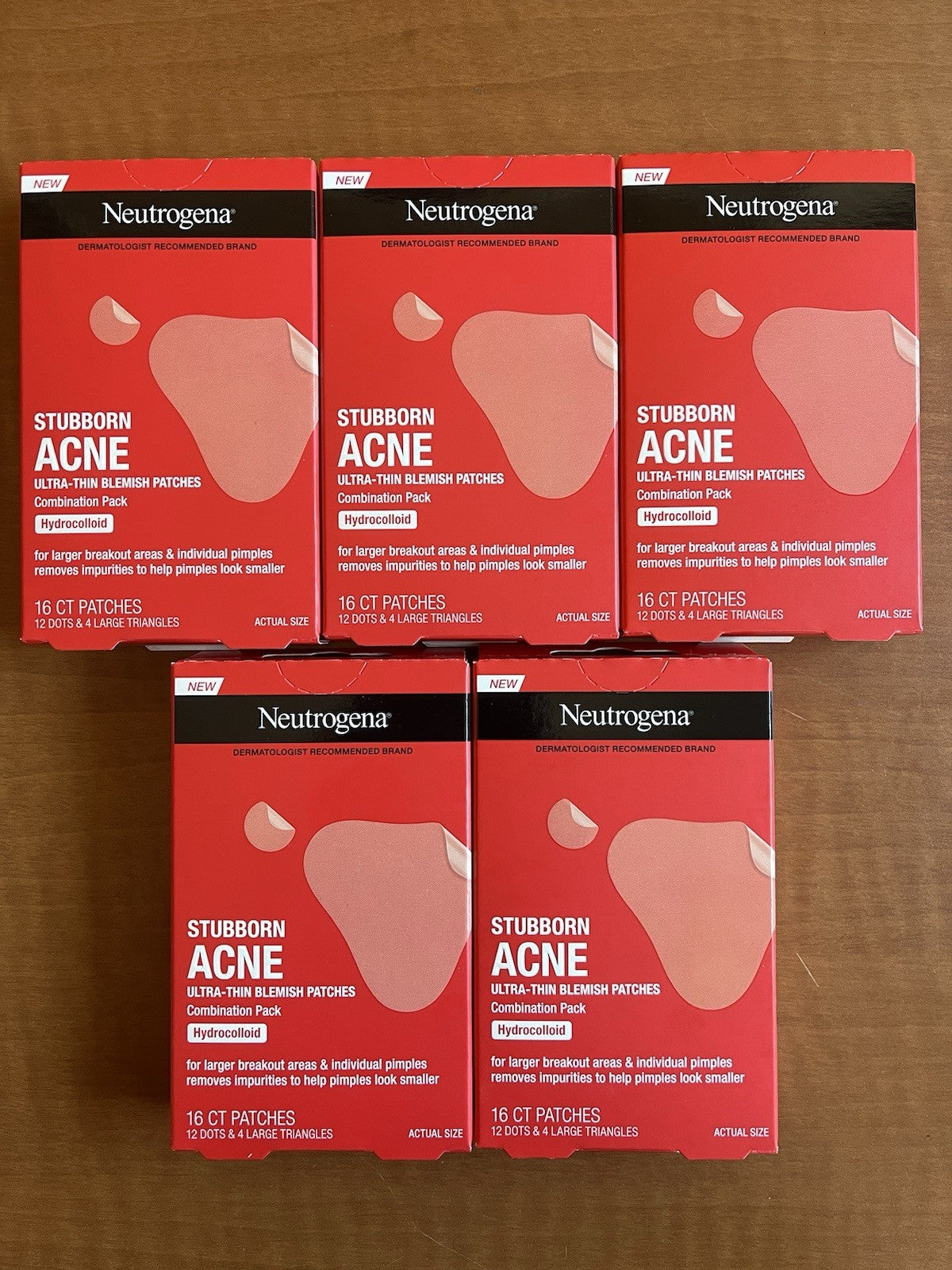 Neutrogena Acne Patches for Stubborn Breakouts - 16 Count, Ultra-Thin Hydrocolloid
