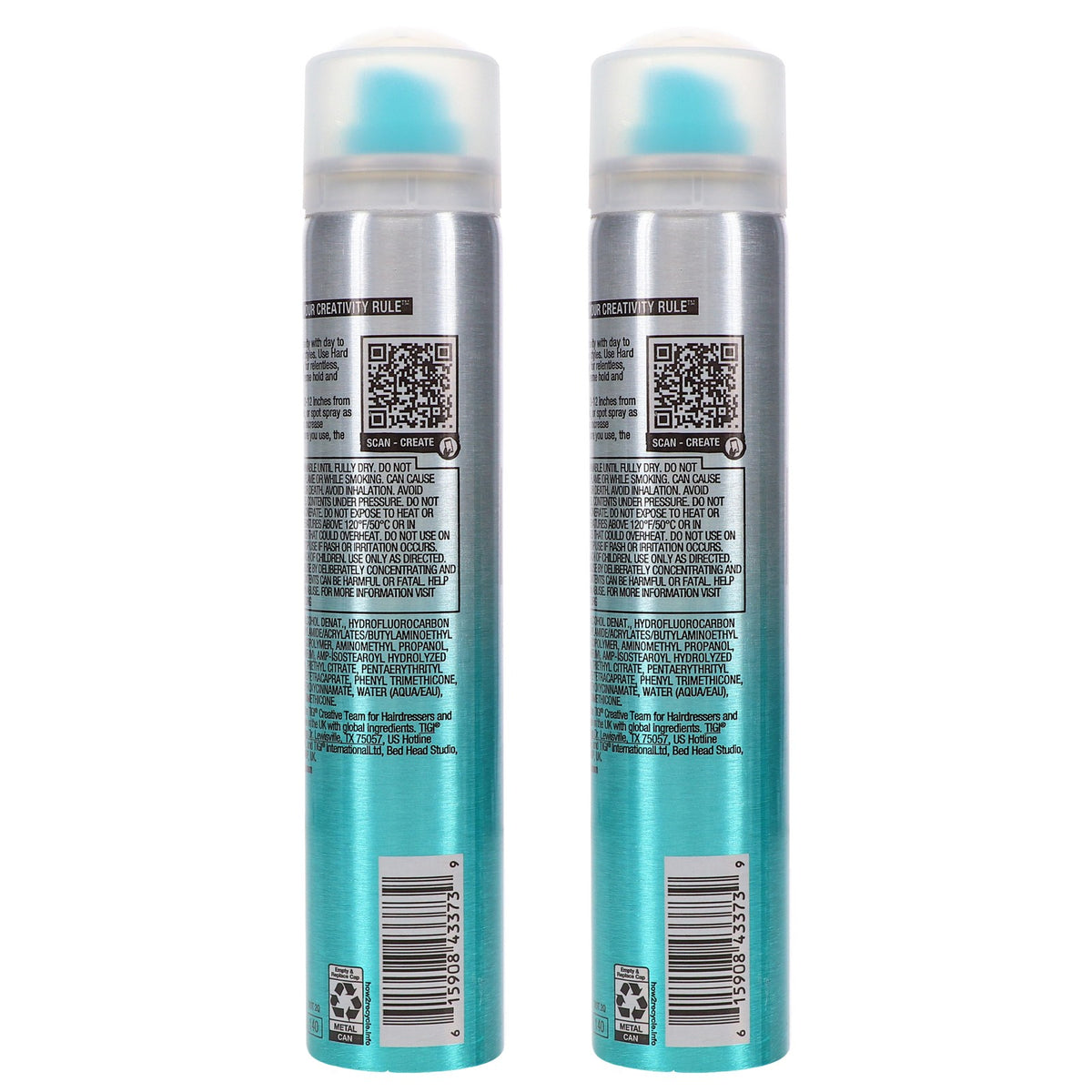 Hard Hold Hair Spray 3 oz - 2 Pack for Stubborn Hair & Flawless Styles