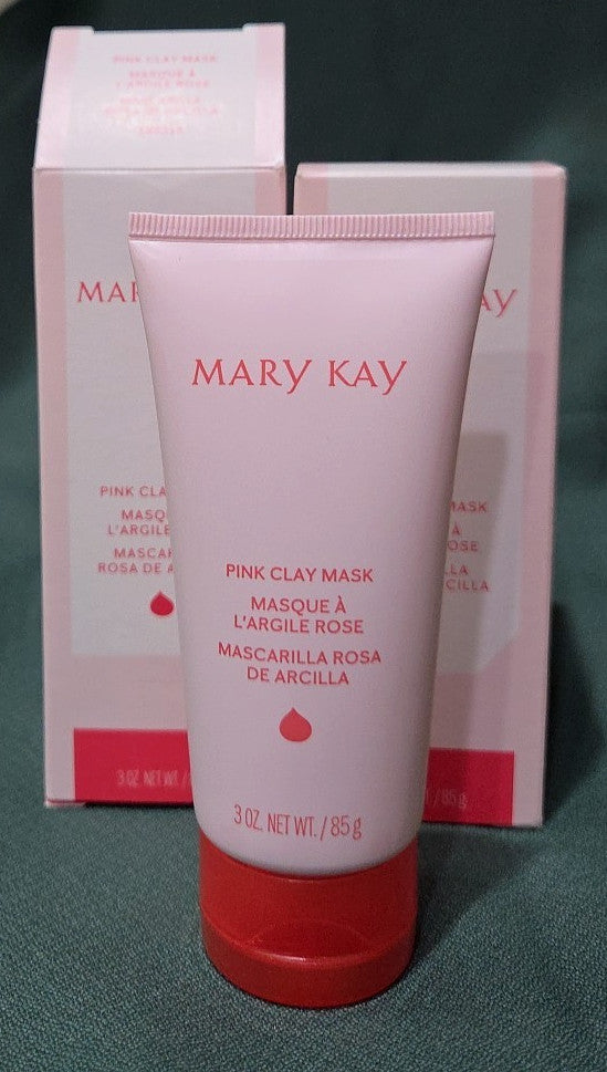 Pink Clay Mask for Dry to Oily Skin, 3oz (Pack of 2)