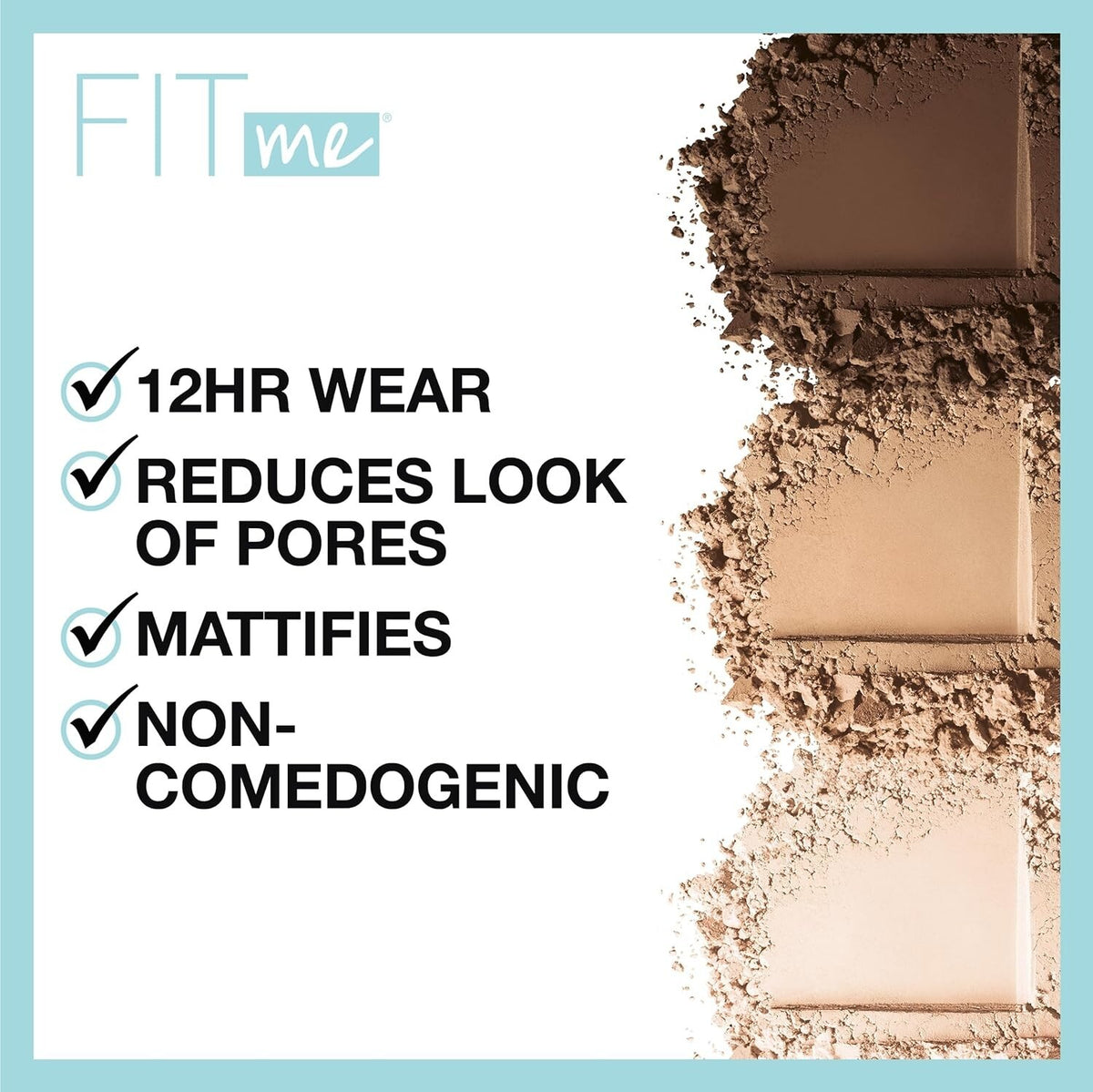 Maybelline Fit Me Matte Poreless Pressed Face Powder Translucent #100