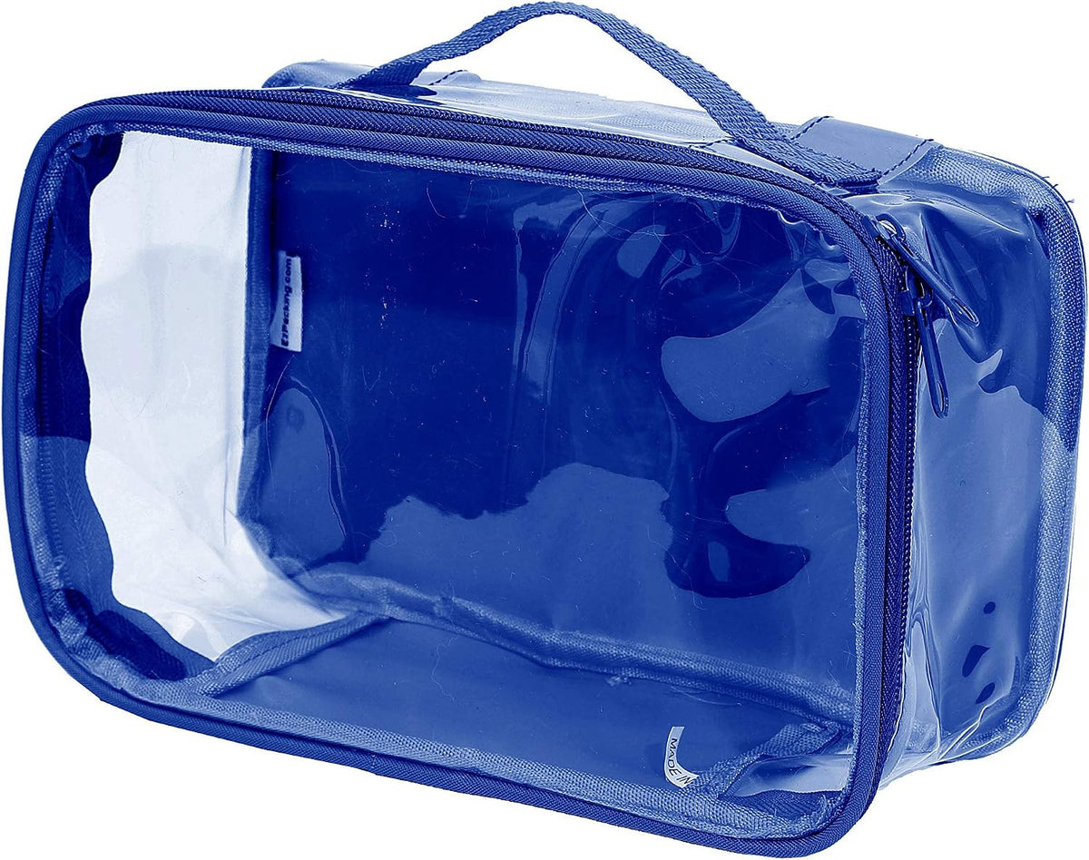 Clear Travel Packing Cube with Zipper - Lightweight PVC Organizer for Luggage