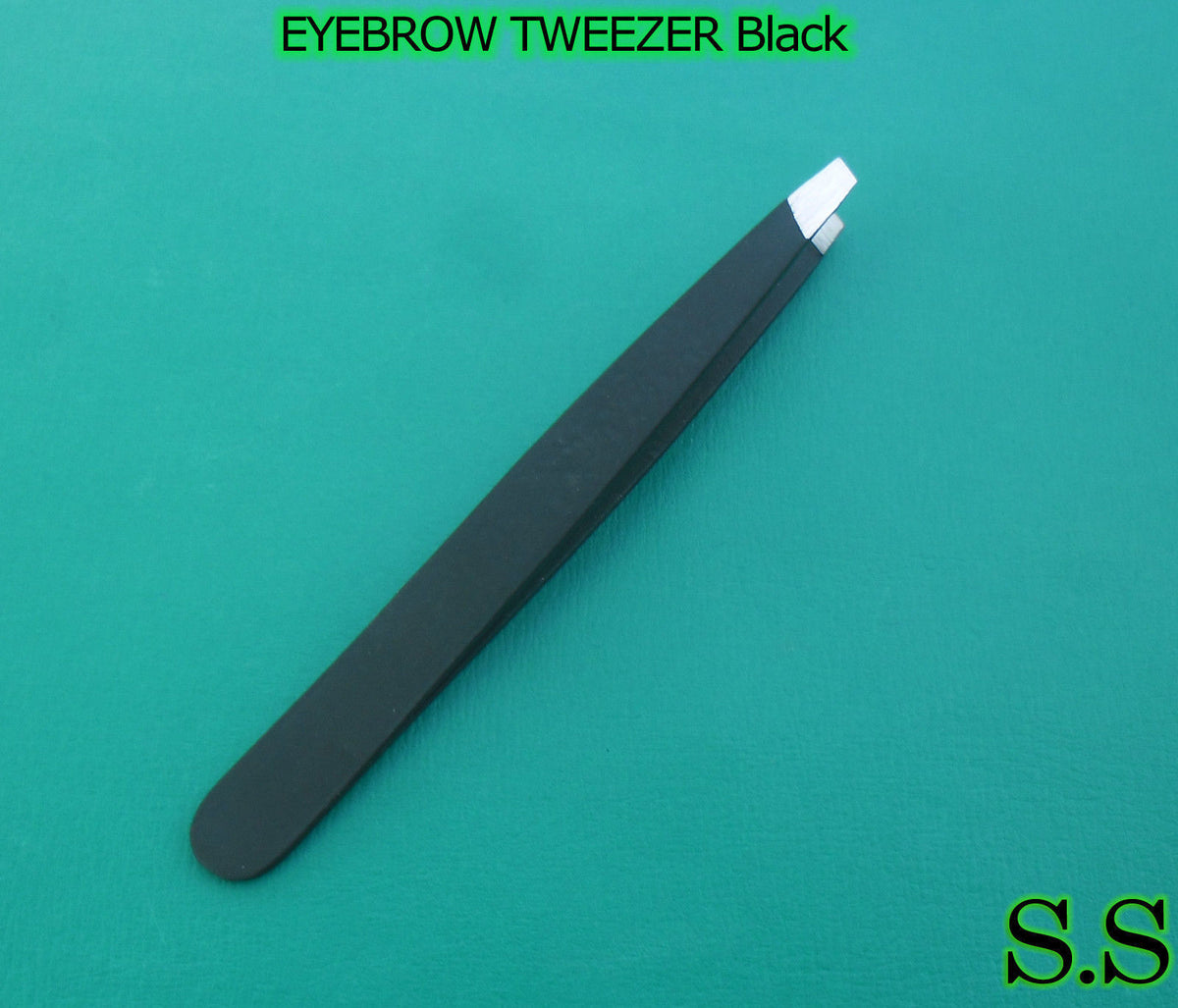 Eyebrow Tweezers Black Color - Professional Manicure Instruments