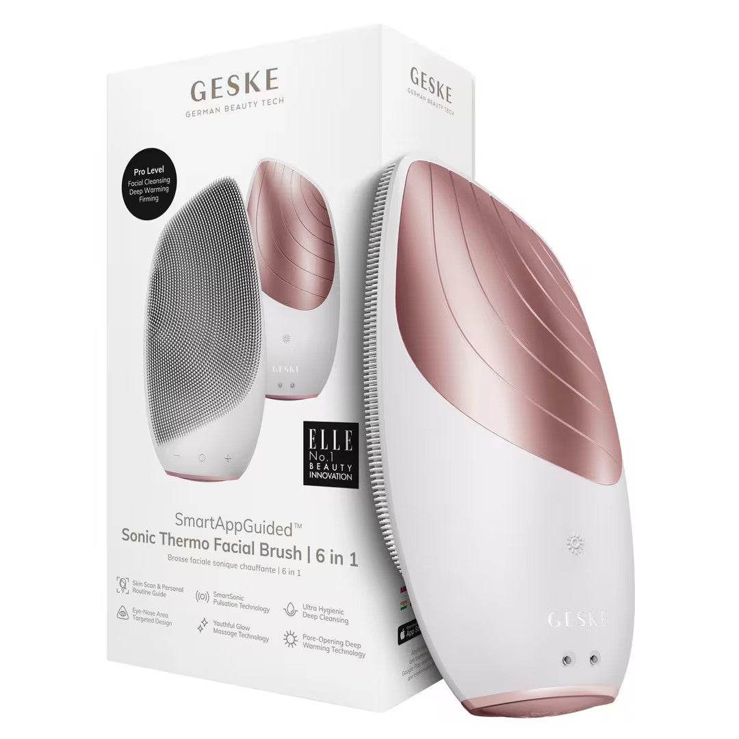 Sonic Thermo Facial Brush 6-in-1 for Deep Cleansing & Skin Rejuvenation