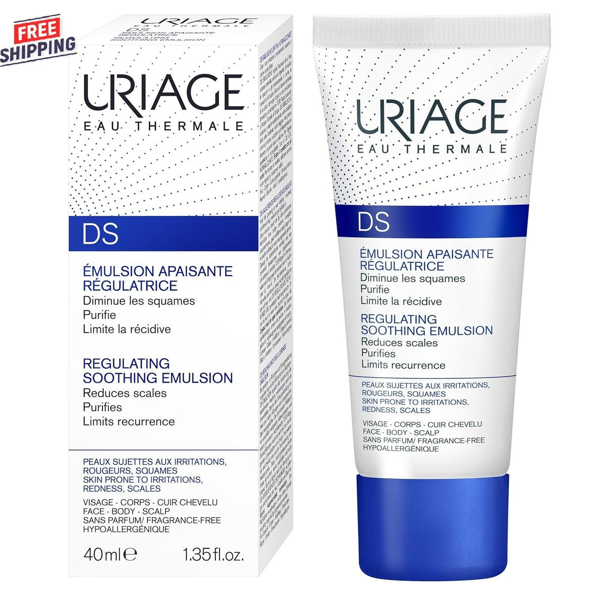 Uriage DS Regulating Soothing Emulsion 40ml