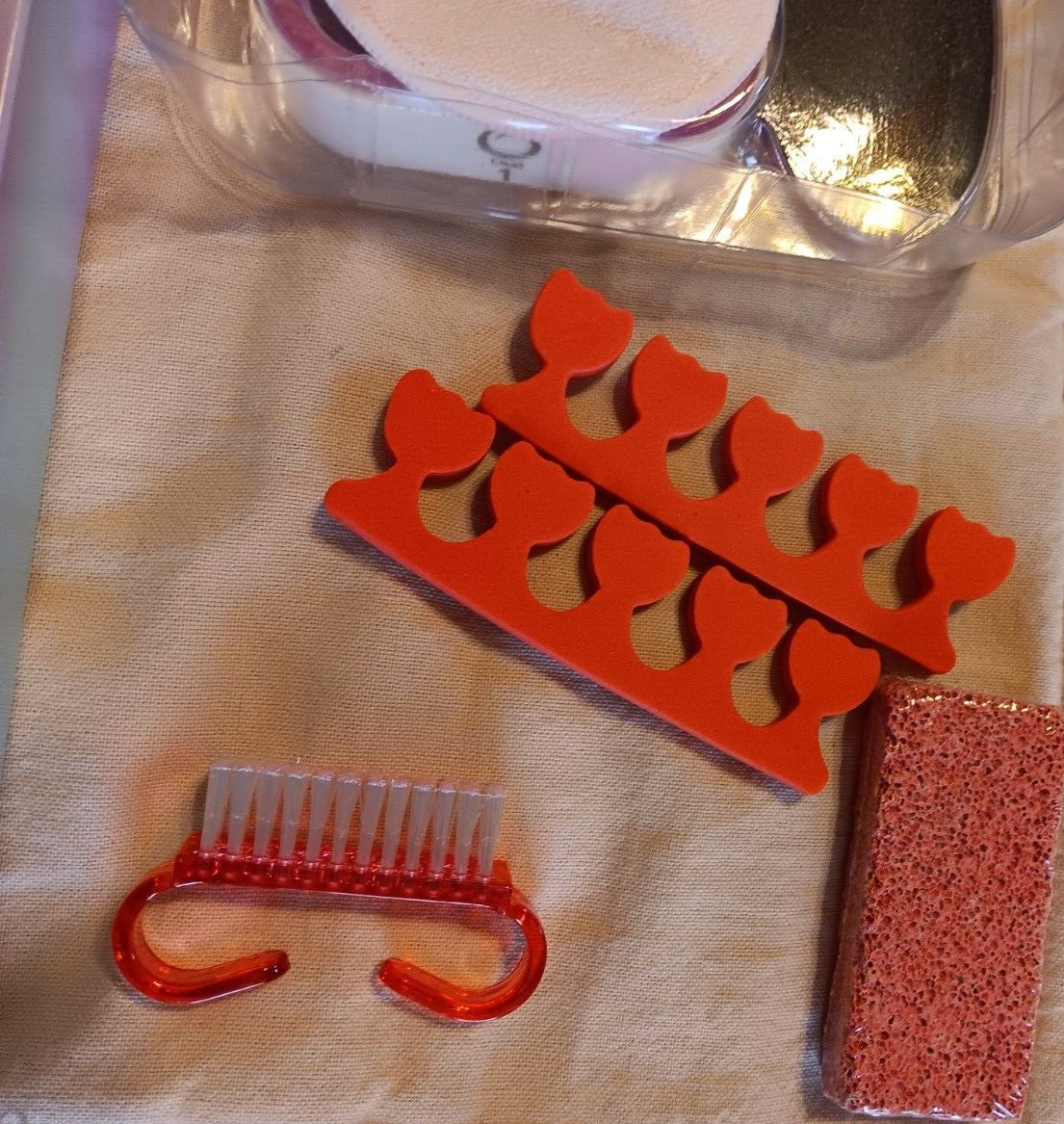 Pedicure Kit with Pumice Stone & Nail Brush - Sassy + Chic Set