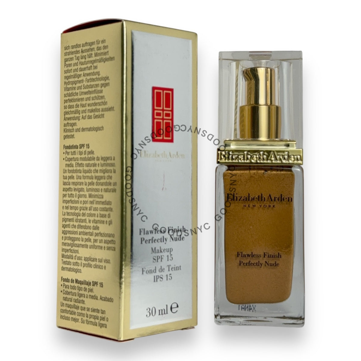 Long-Wear Foundation with Hydrating Ingredients - Warm Cappuccino, 1 oz