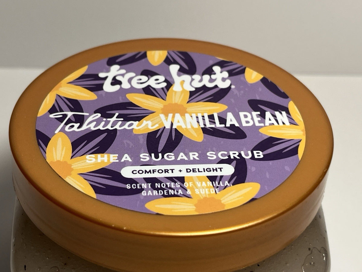 Tree Hut Tahitian Vanilla Bean Shea Sugar Body Scrub 18 oz