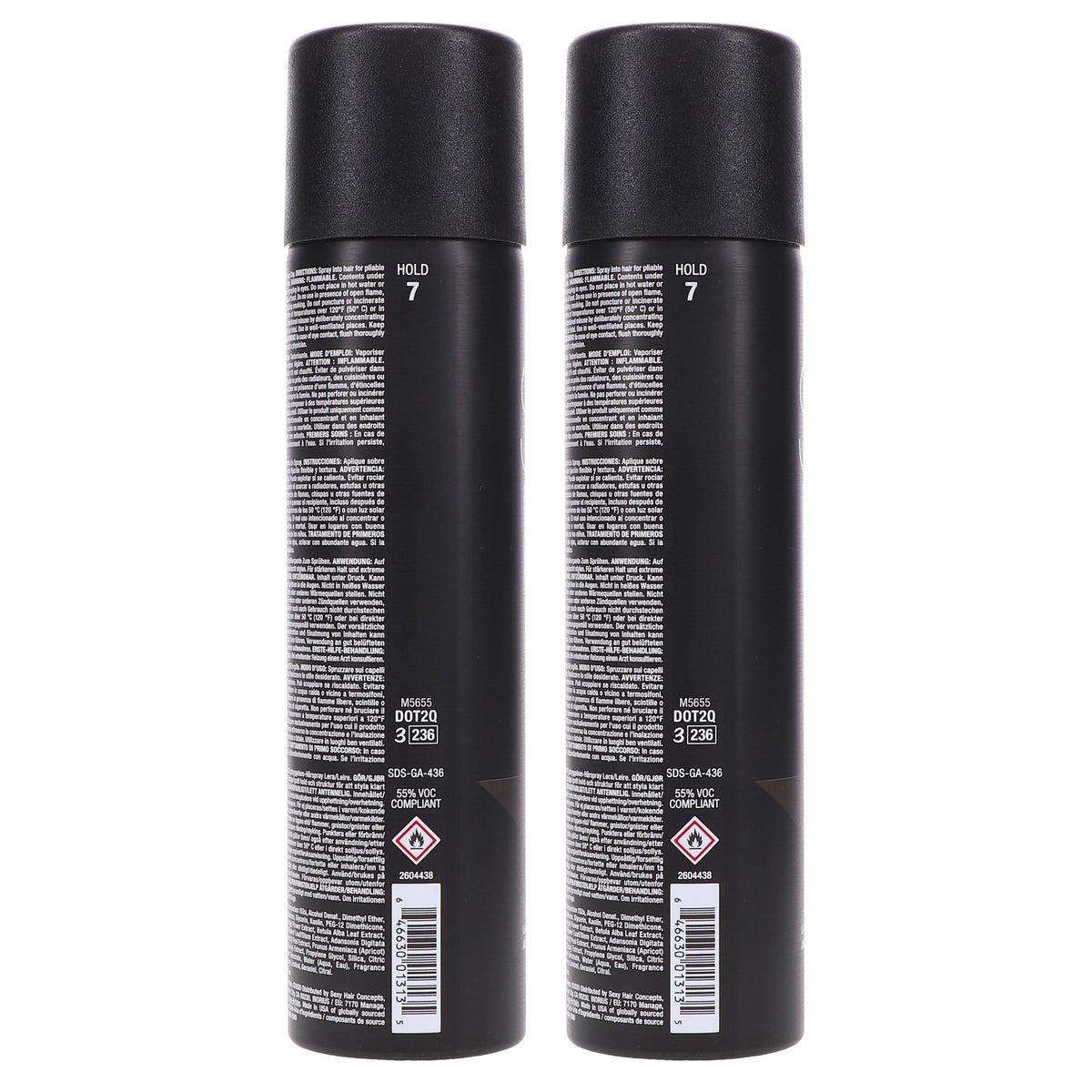 Hair Styling Spray Clay 4.4 oz - Matte Finish, Texture & Volume - 2 Pack