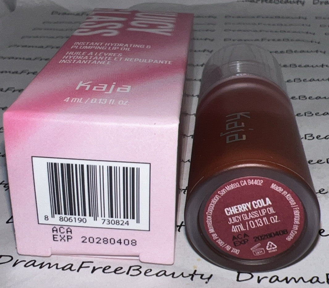 Hydrating Lip Oil with Plumping Shine - Cherry Cola Sheer Lip Gloss