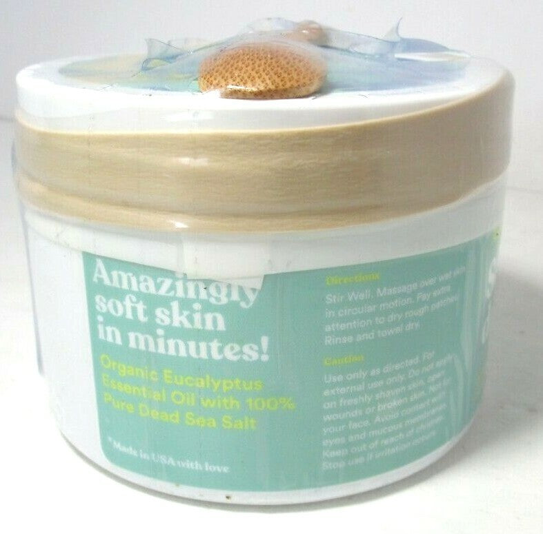 Scrub The Day Away, Exfoliating Body Scrub, Invigorating Eucalyptus