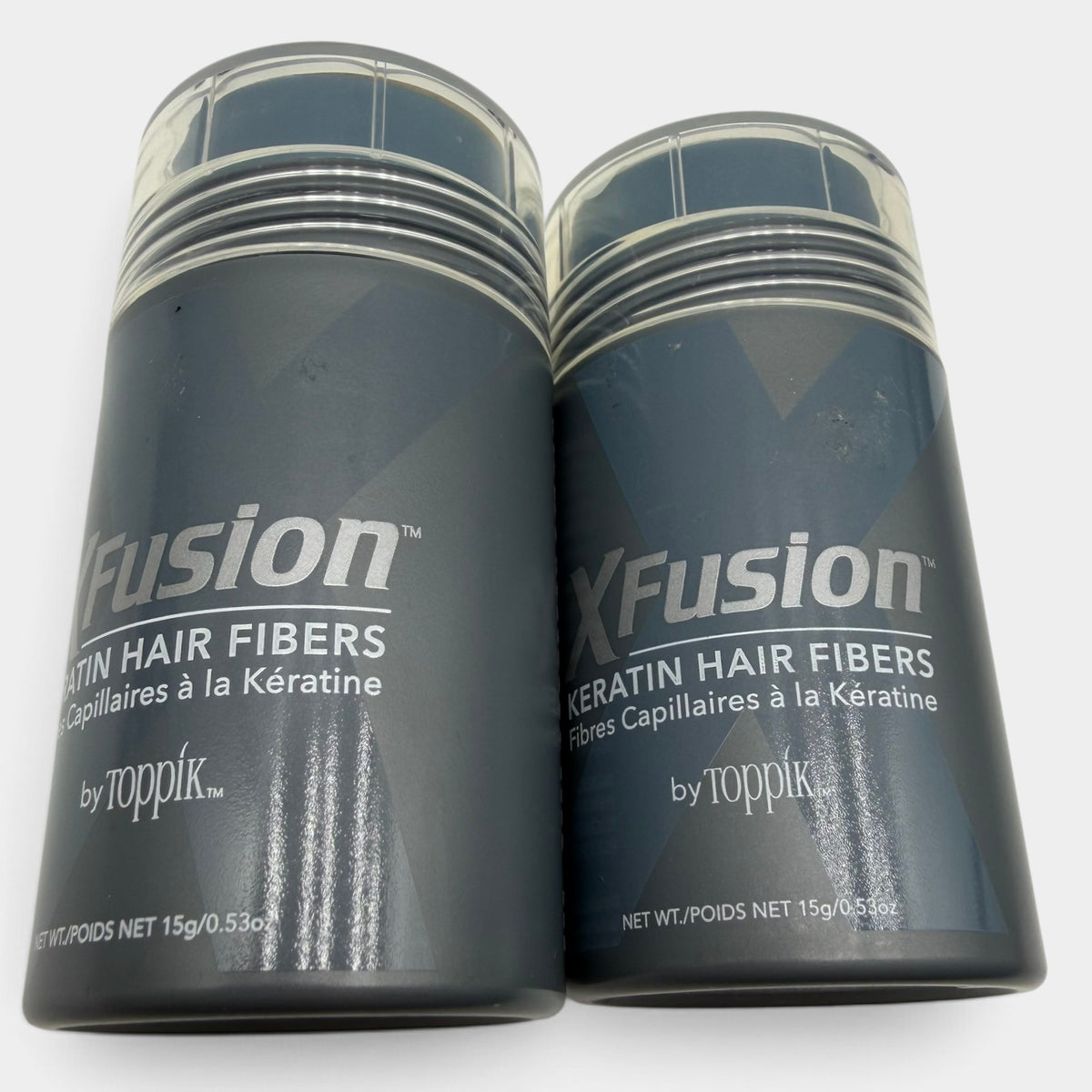 2 XFusion Toppik Keratin Hair Fibers Medium Blonde Level 7 15g New