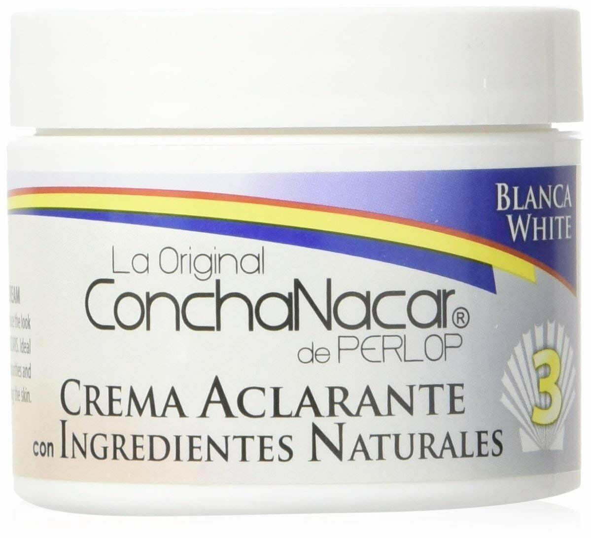 Concha Nacar Perlop Whitening & Brightening Cream 2 oz - Fades Spots & Blemishes