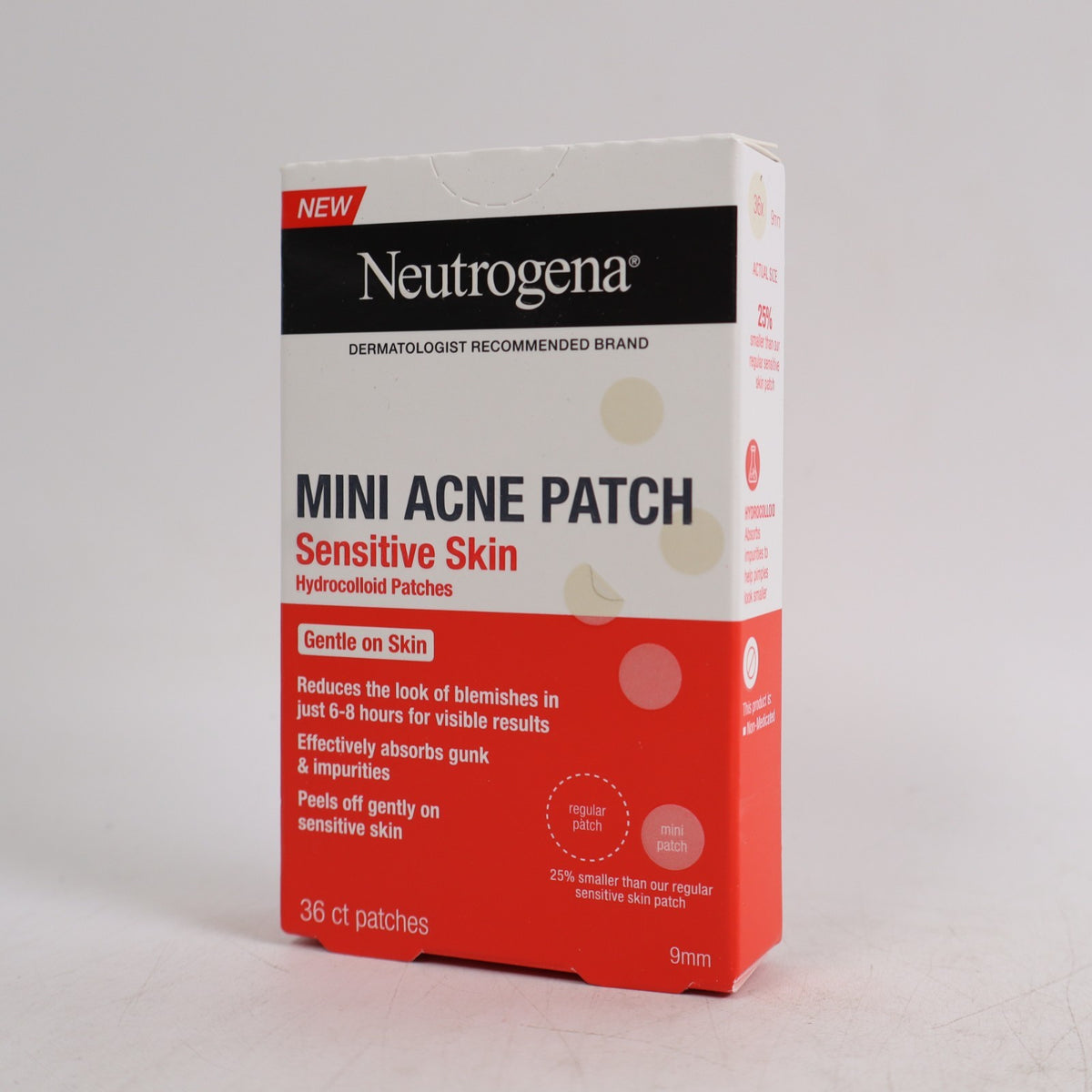 Neutrogena Sensitive Skin Patch Minis - 36 Count, Fragrance-Free Acne Patches Set
