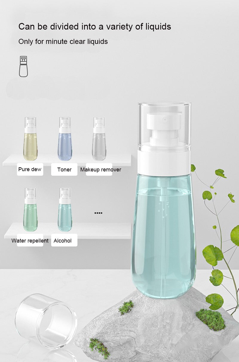 Travel Spray Bottle 100ml Fine Mist Refillable PETG Portable Container