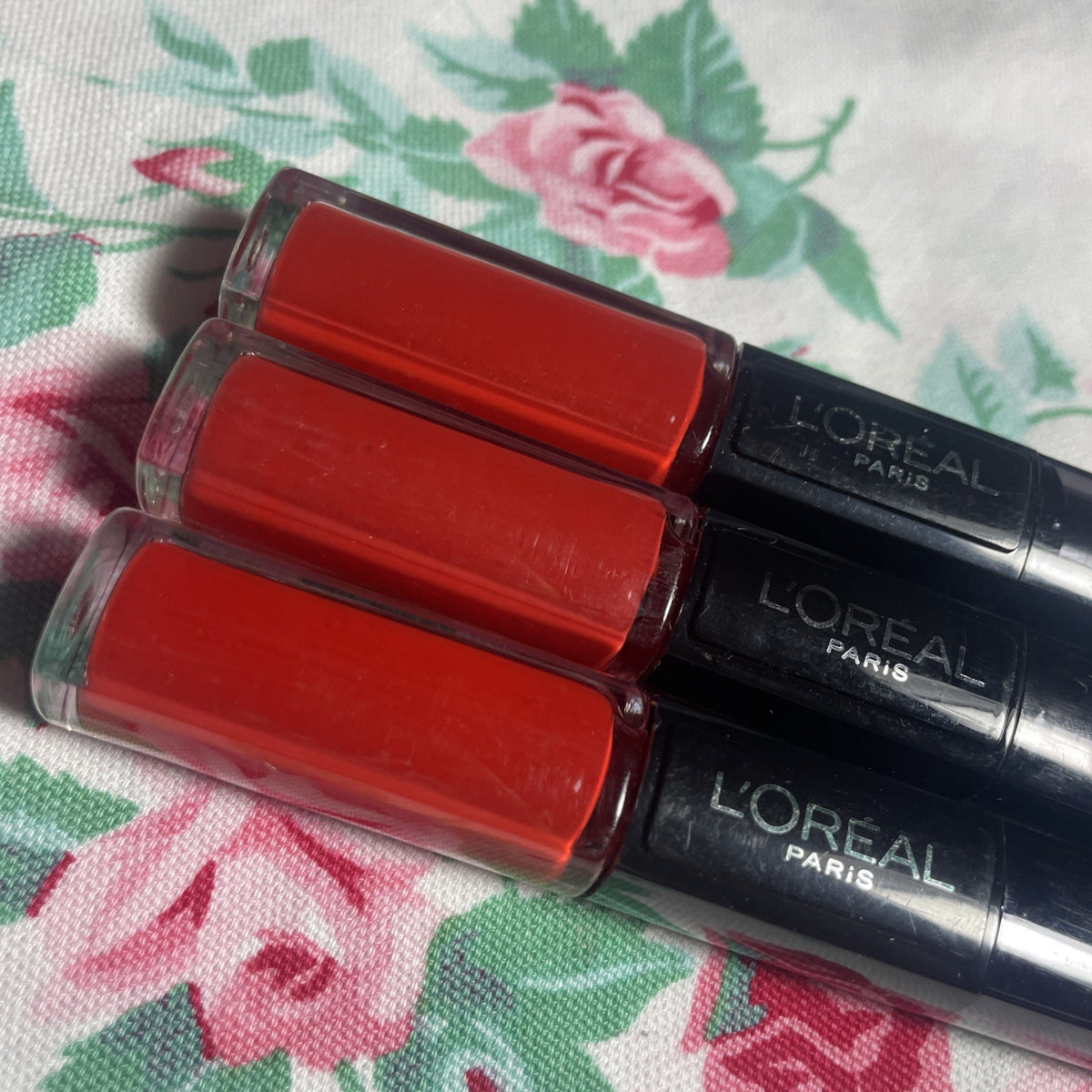 Loreal Infallible Pro Last 2-Step Lipstick 211 Infallible Red Long Lasting Moisturizing Lip Color
