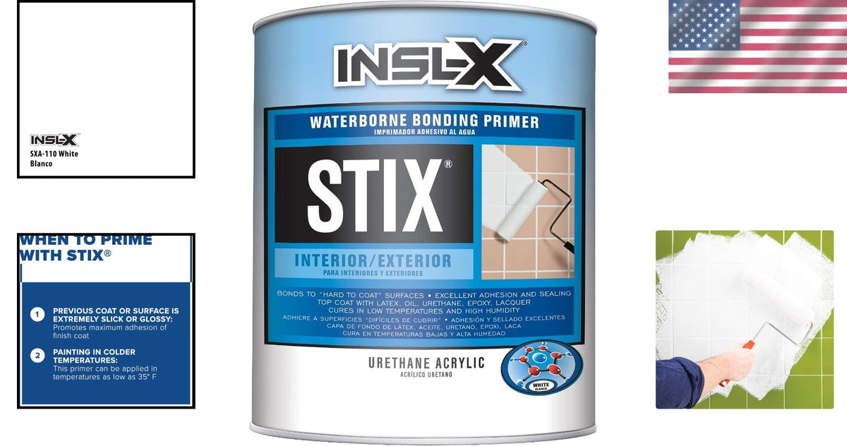 Acrylic Waterborne Primer Sealer - Interior & Exterior Use 1 Quart